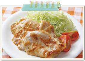 豚の味噌ダレ生姜焼き